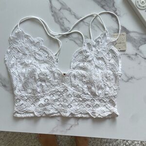 FP Movement by Free People White Lace Bandeau